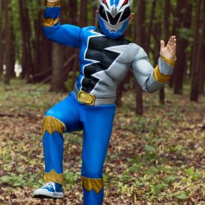 Kid's Power Rangers Dino Fury Blue Ranger Costume