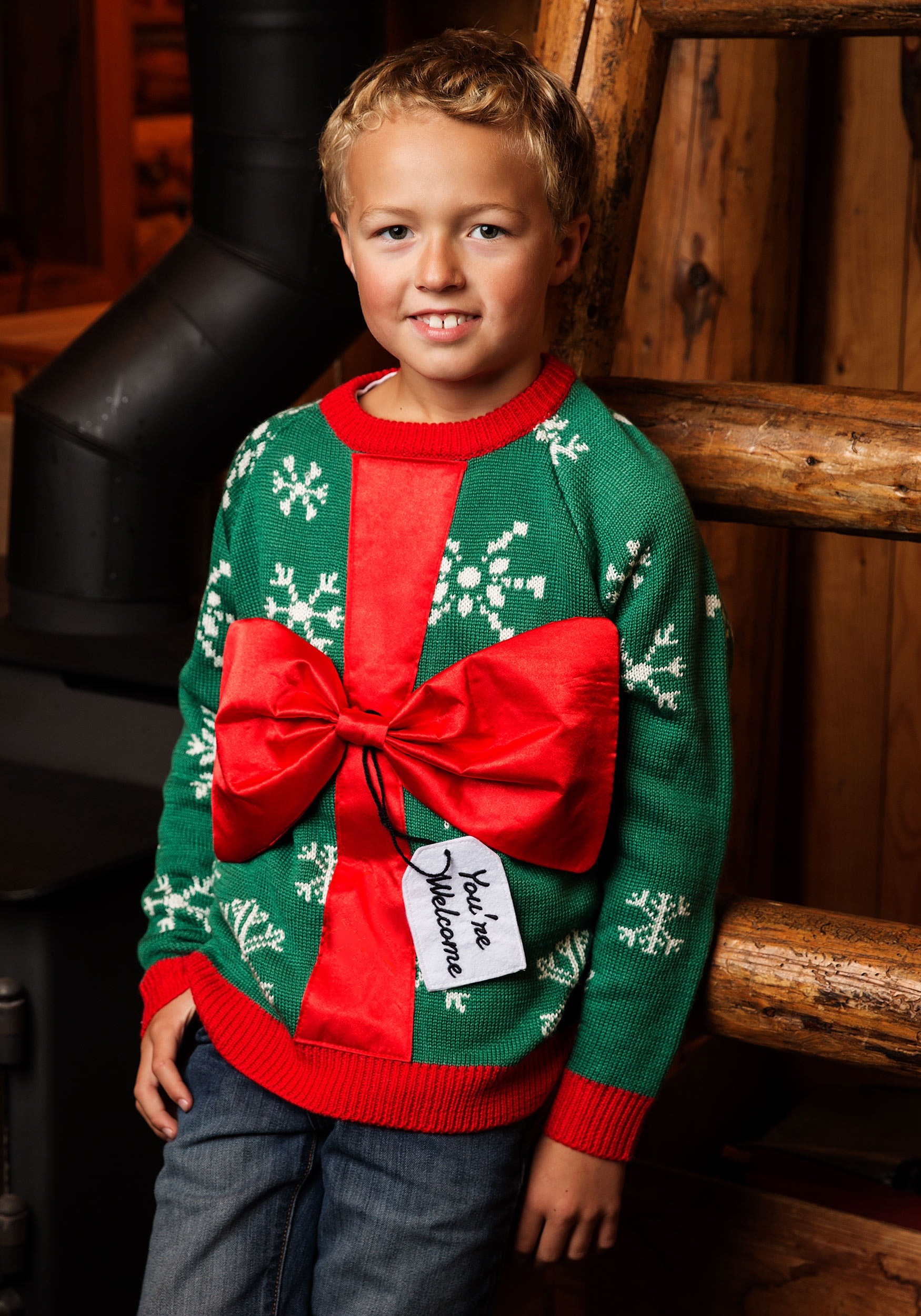 Kid’s Present Ugly Christmas Sweater