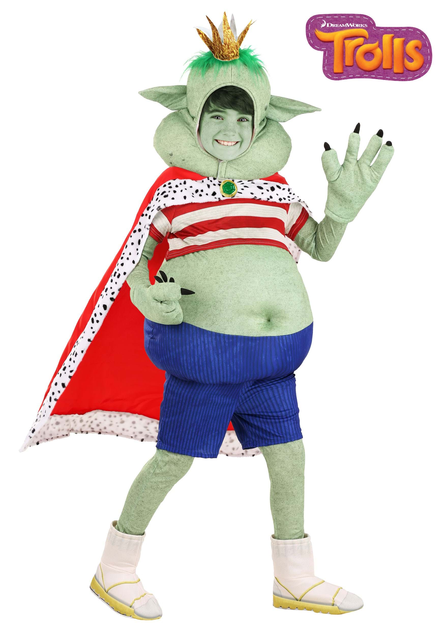 Kid’s Prince Gristle Trolls Costume