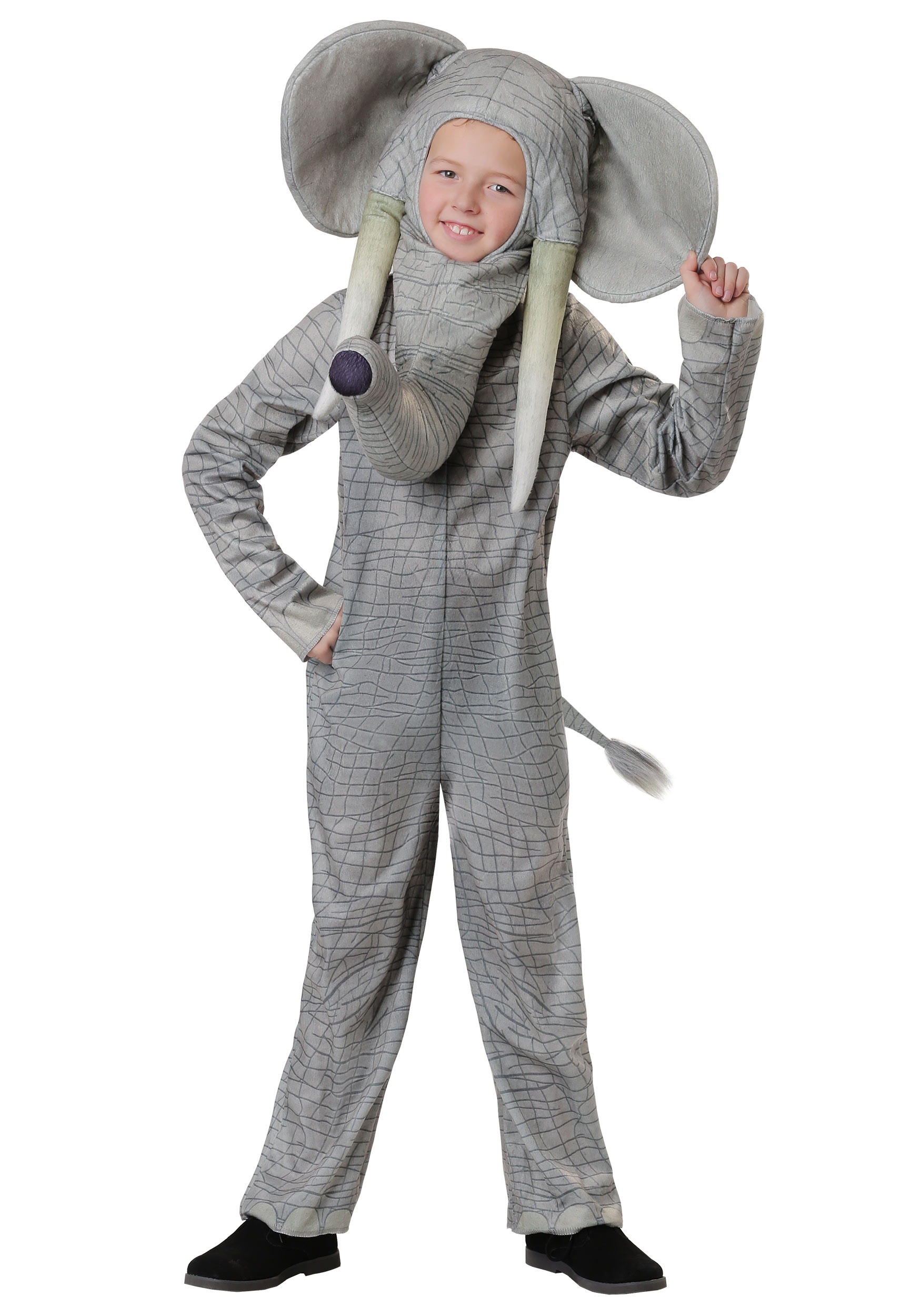 Kid's Realistic Elephant Costume
