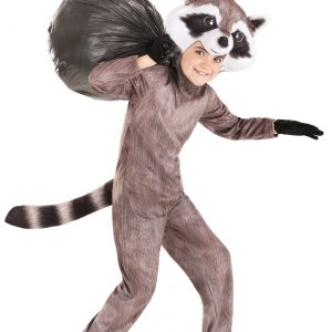 Kid's Realistic Raccoon Costume