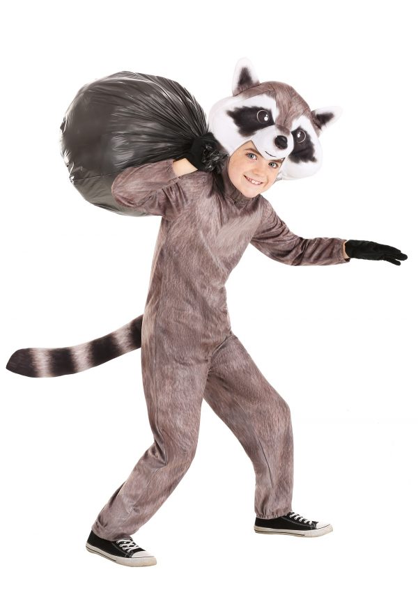 Kid's Realistic Raccoon Costume