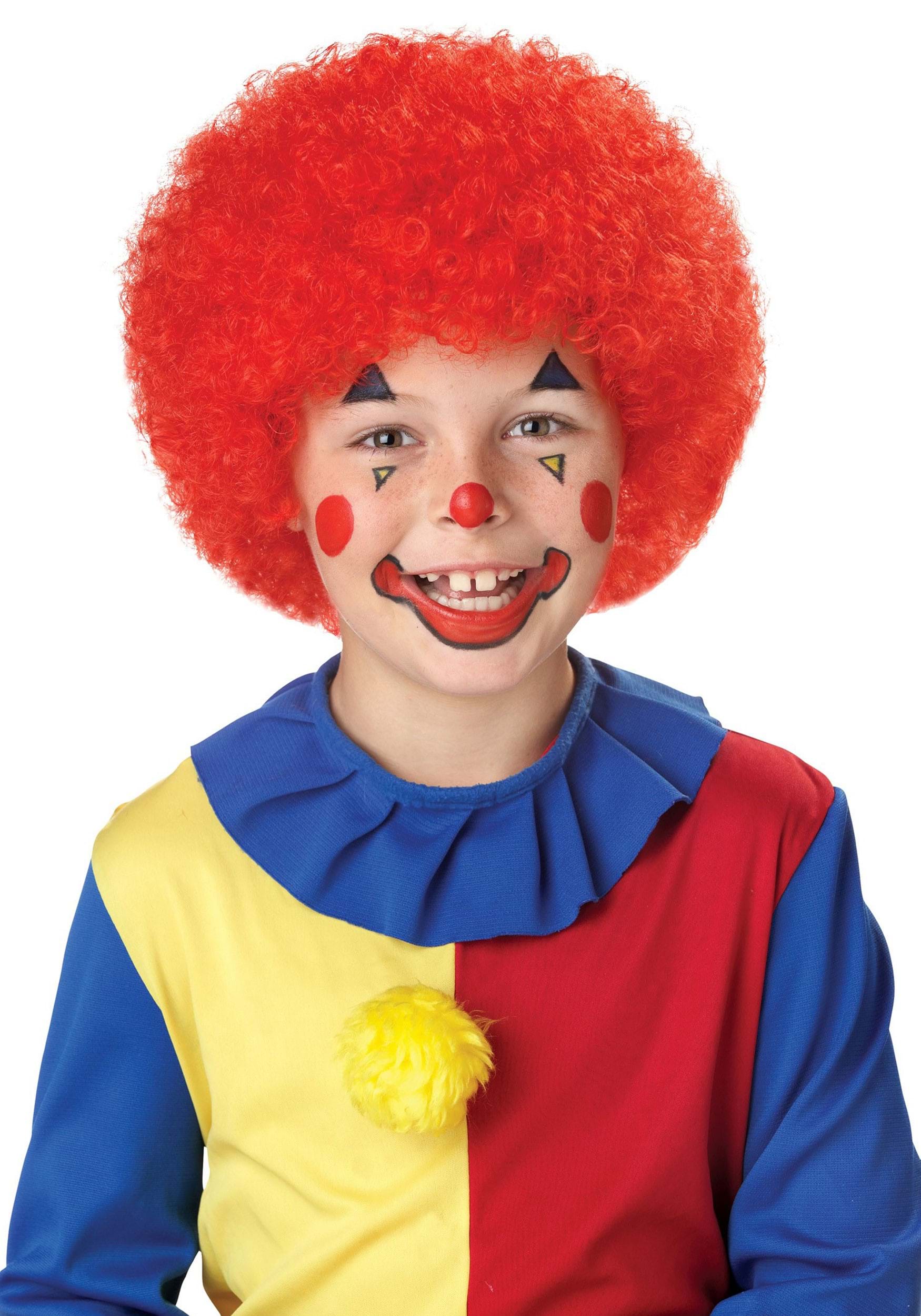 Kid’s Red Clown Wig