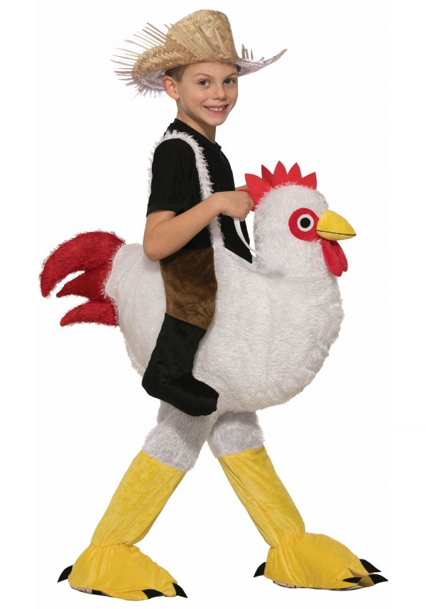 Kid's Ride a Chicken Costume