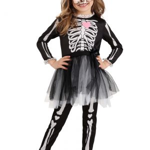 Kid's Skeleton Dress Costume