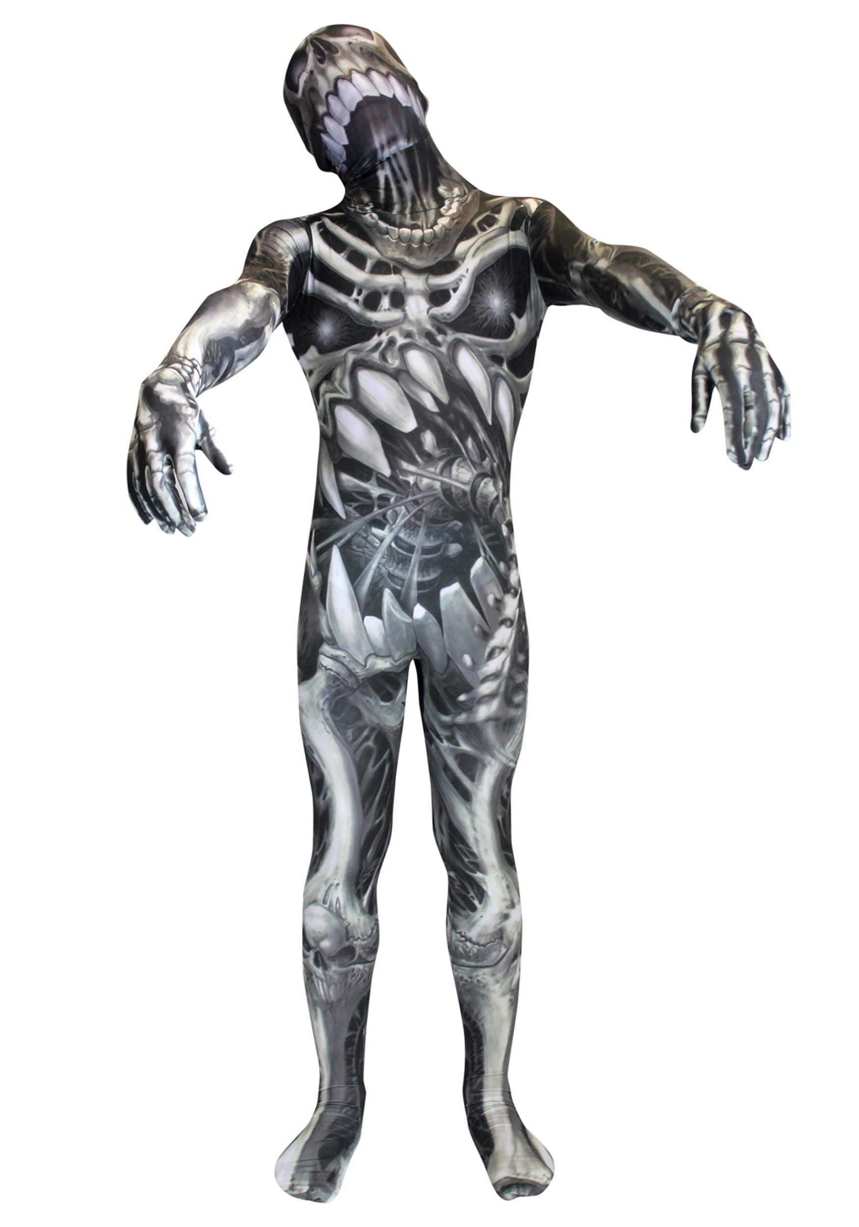 Kid’s Skull and Bones Skeleton Morphsuit Costume