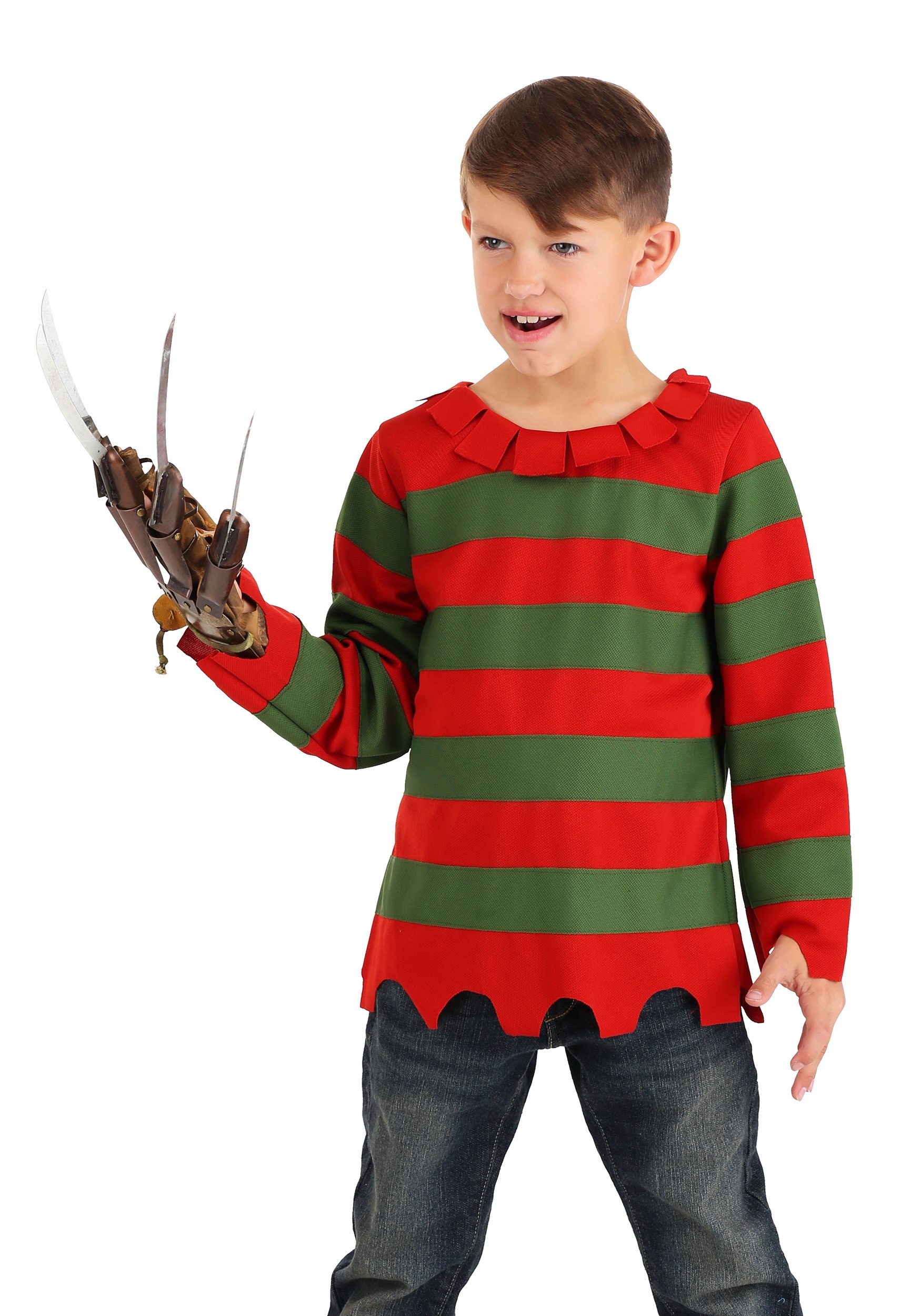 Kids Striped Nightmare Sweater Costume