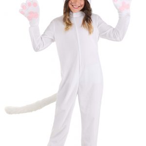 Kid's White Cat Costume