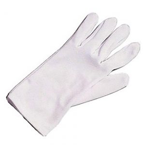 Kid's White Costume Gloves