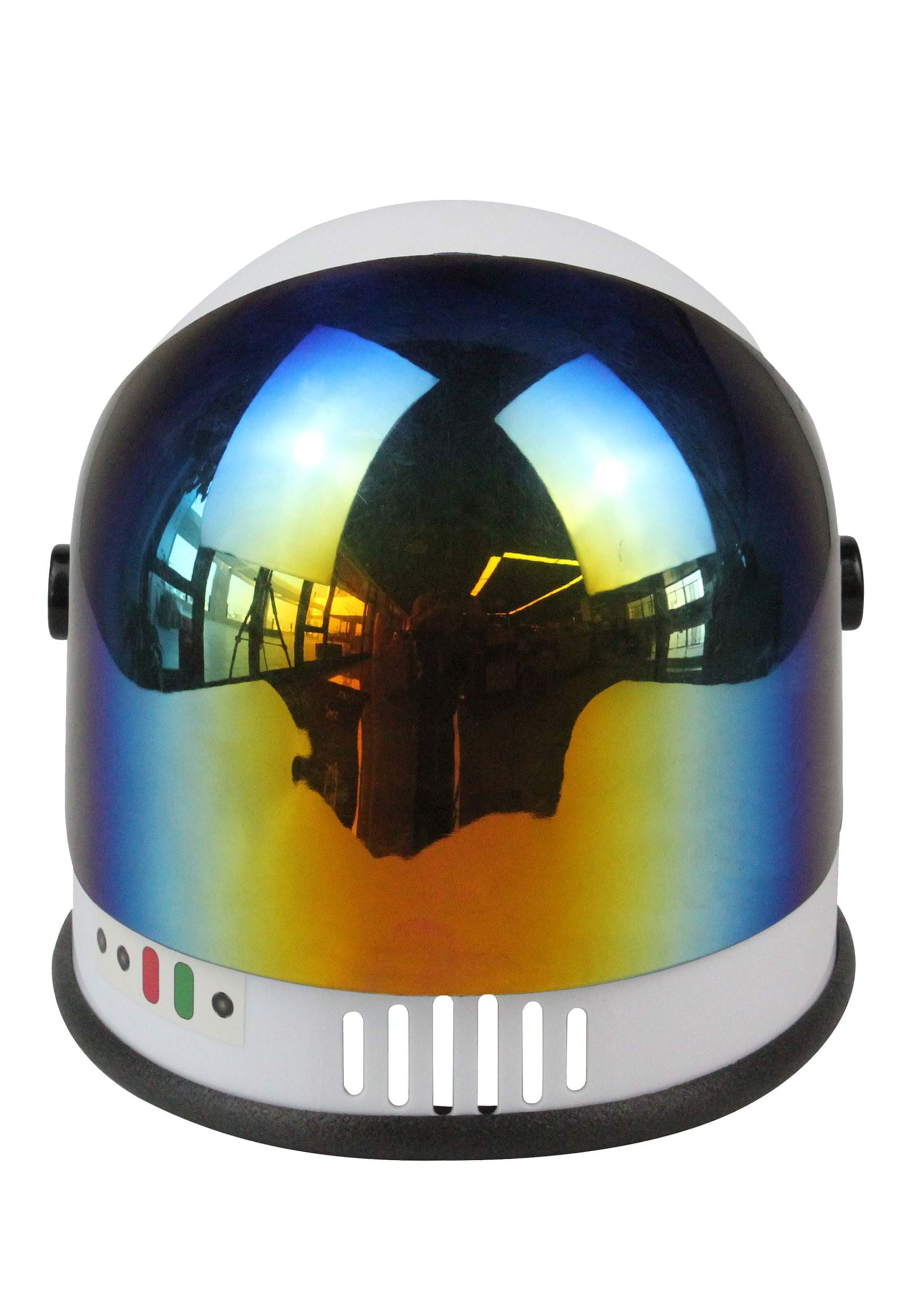 Kid’s White Multicolor Visor Astronaut Helmet