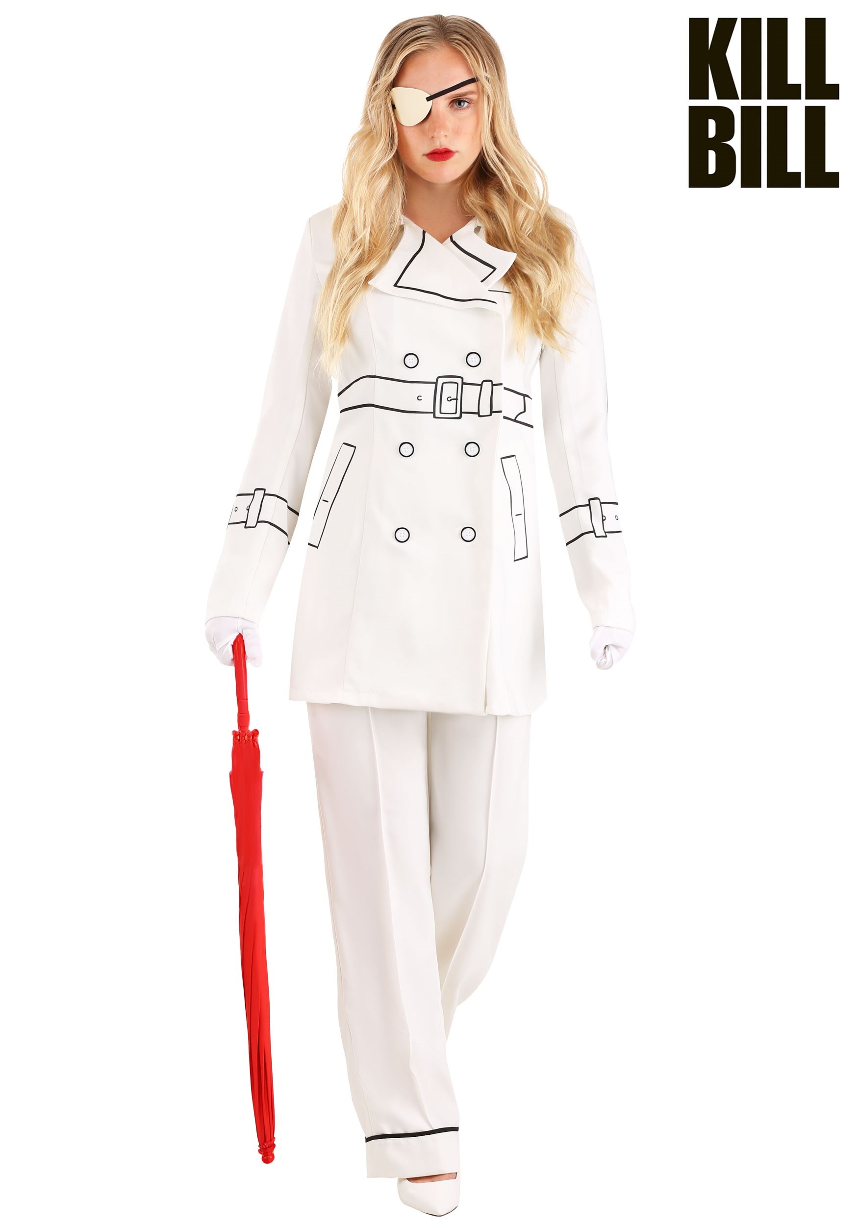 Kill Bill Elle Driver Trench Coat Women’s Costume
