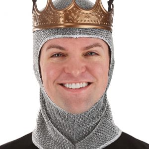 King Arthur Costume Crown & Hood