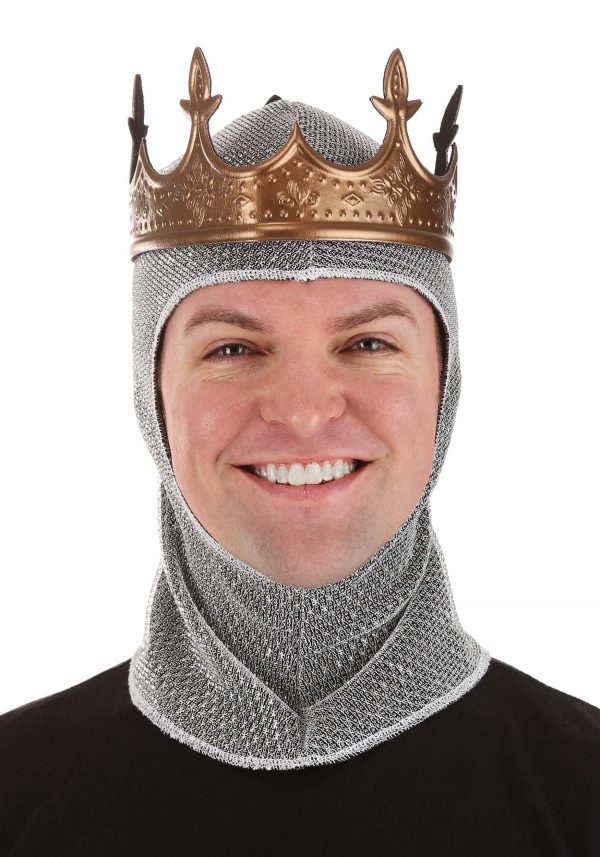 King Arthur Costume Crown & Hood