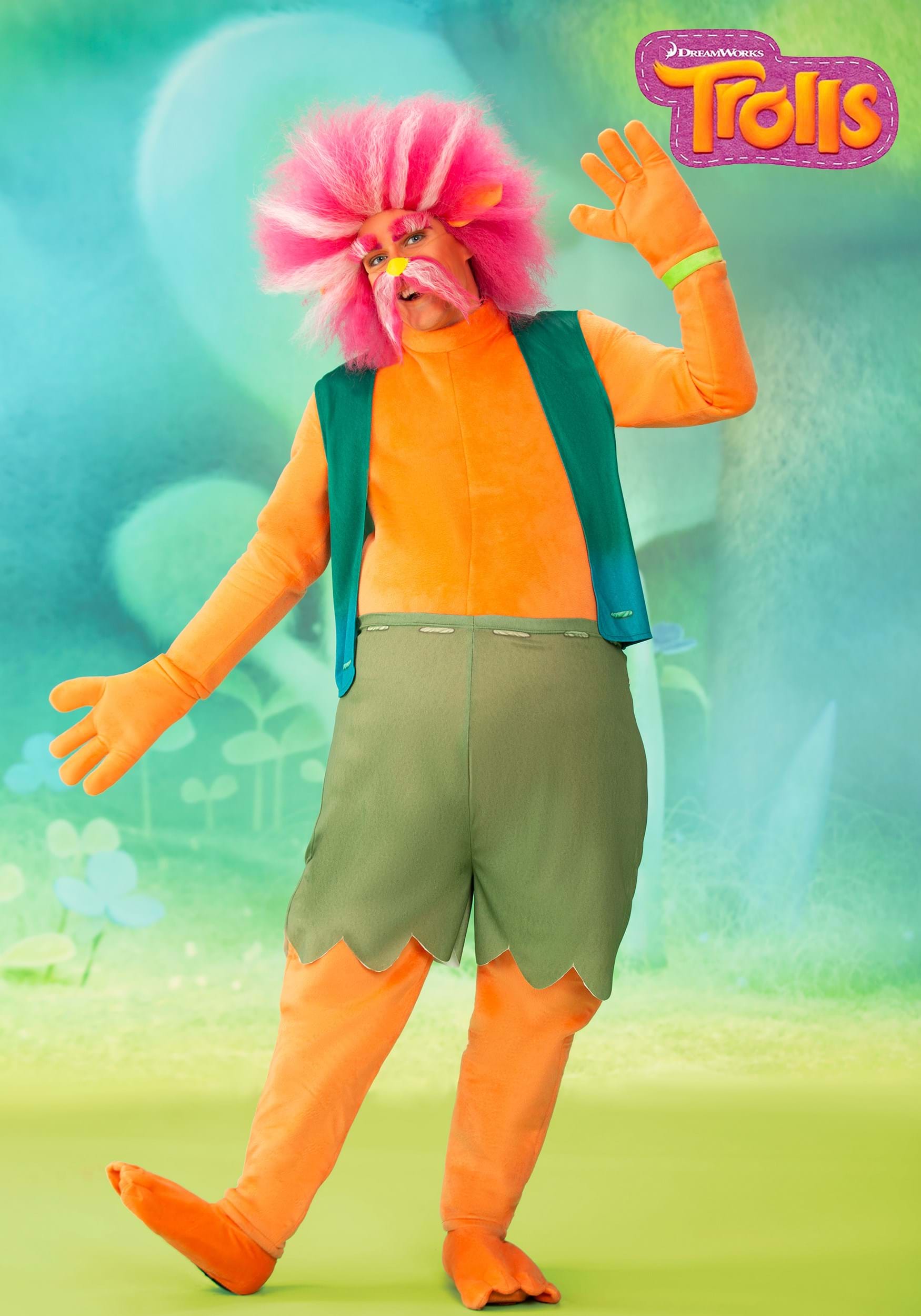 King Peppy Trolls Men’s Costume