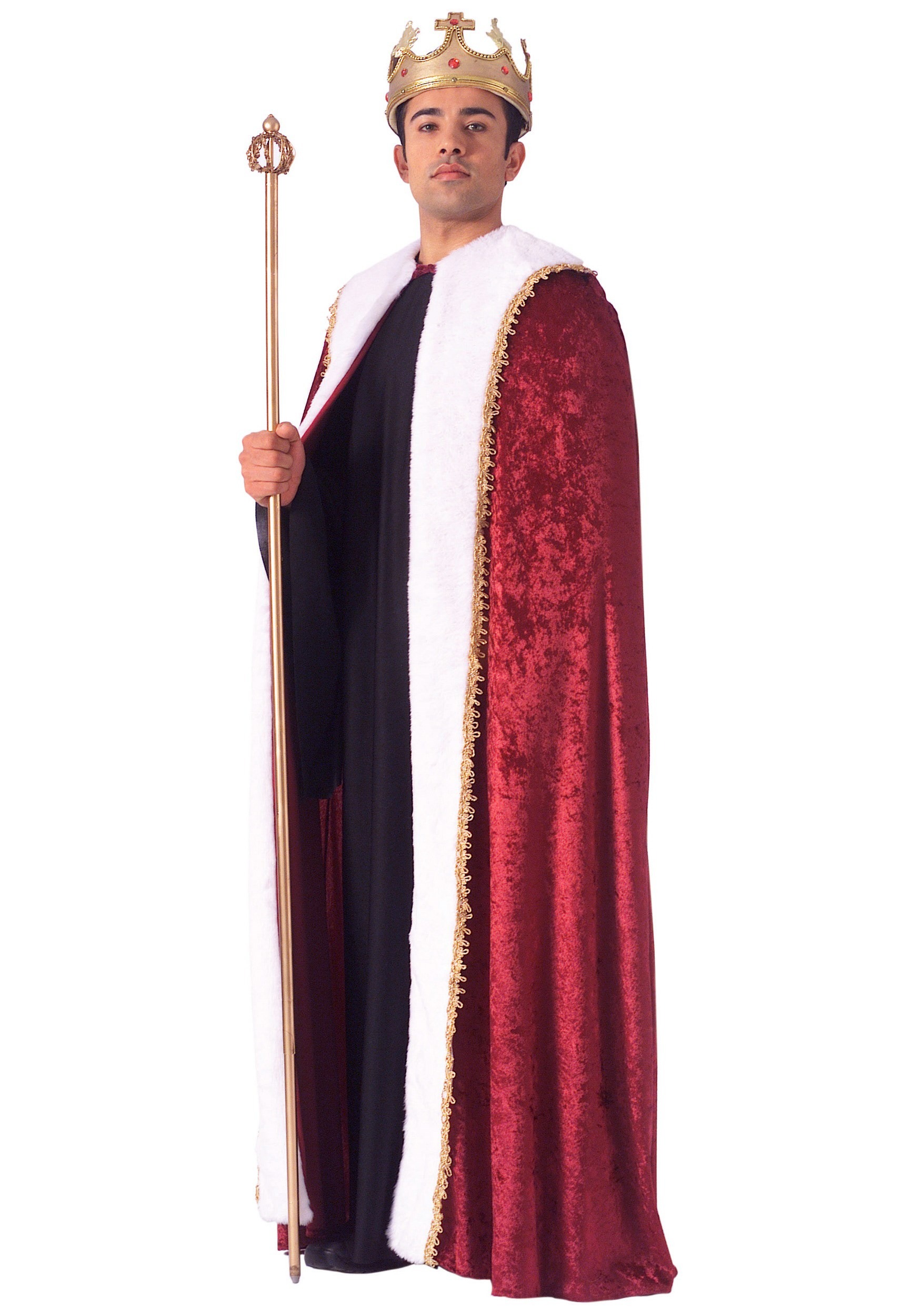 King of Hearts Robe Costume for Men