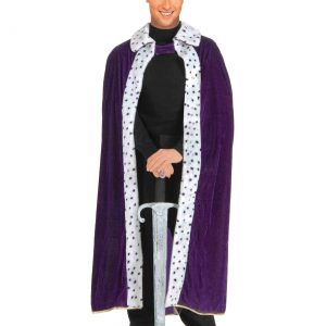 King's Purple Robe & Crown Set