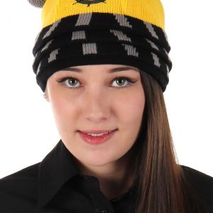 Knitted Winter Hat - Yellow Eternal Dalek