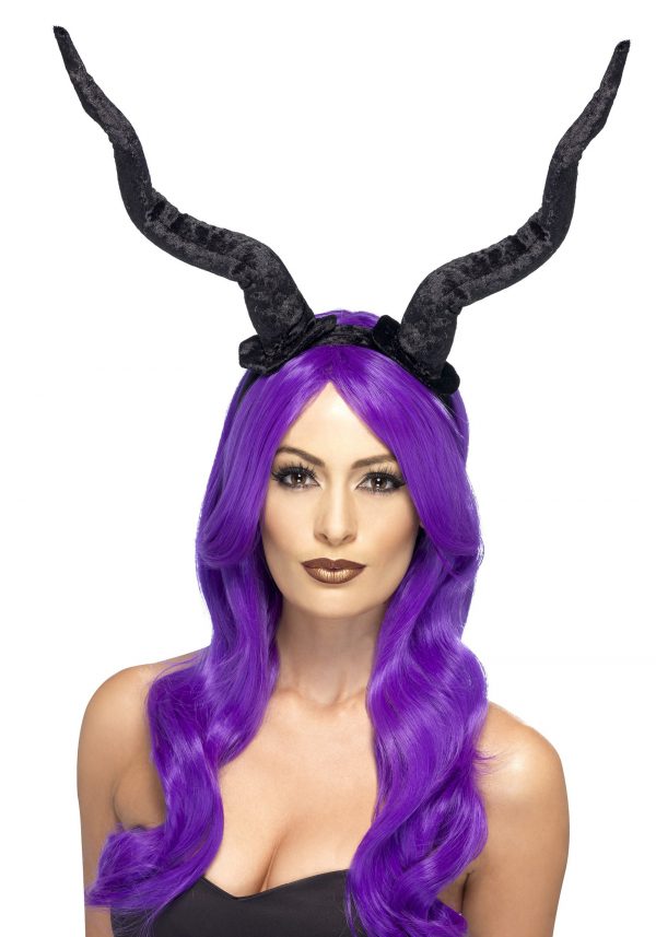 Krampus Horns Headband for Adults