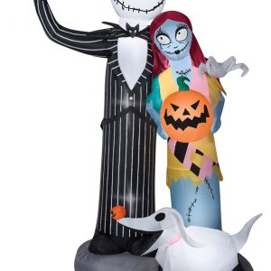Large 6FT Airblown Nightmare Before Christmas Scene Prop