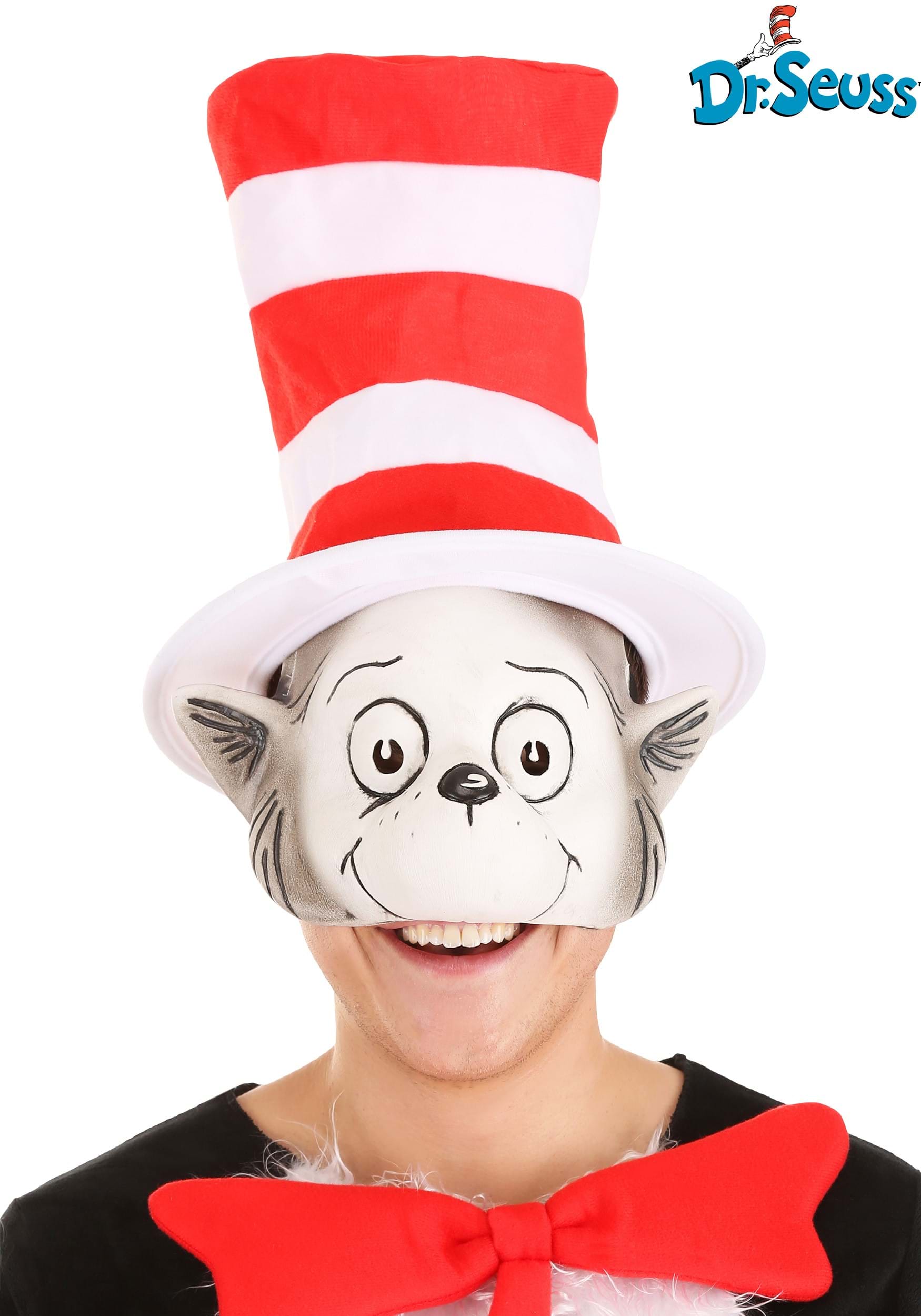 Latex Mask & Hat Costume Kit The Cat in the Hat