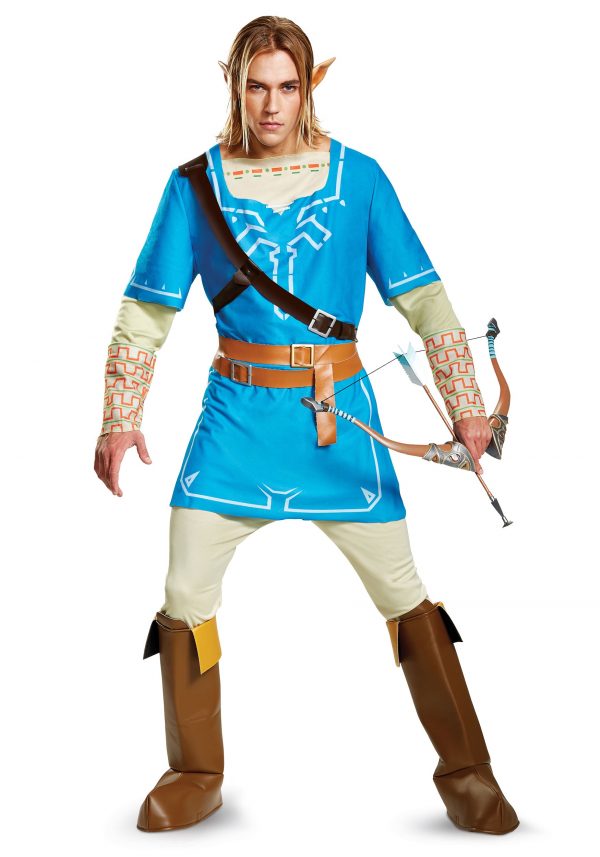 Legend of Zelda Link Breath of the Wild Men's Deluxe Costume