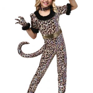 Leopard Jumpsuit Costume for Girls