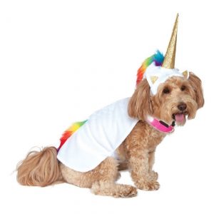 Light Up Collar Unicorn Cape Dog Costume