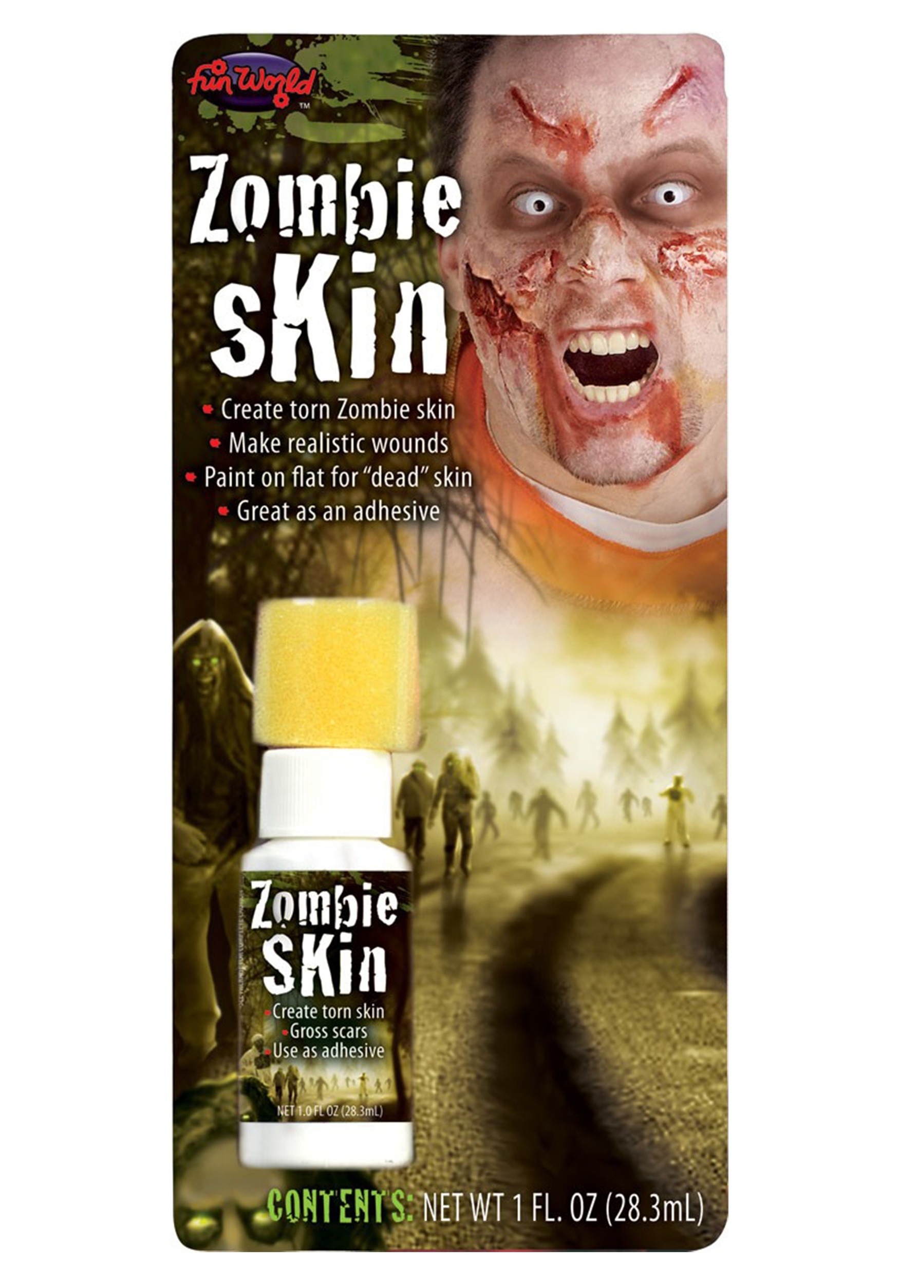 Liquid Latex Zombie Skin