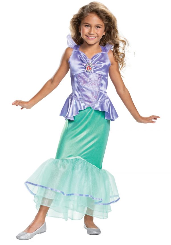 Little Mermaid Girls Ariel Classic Costume