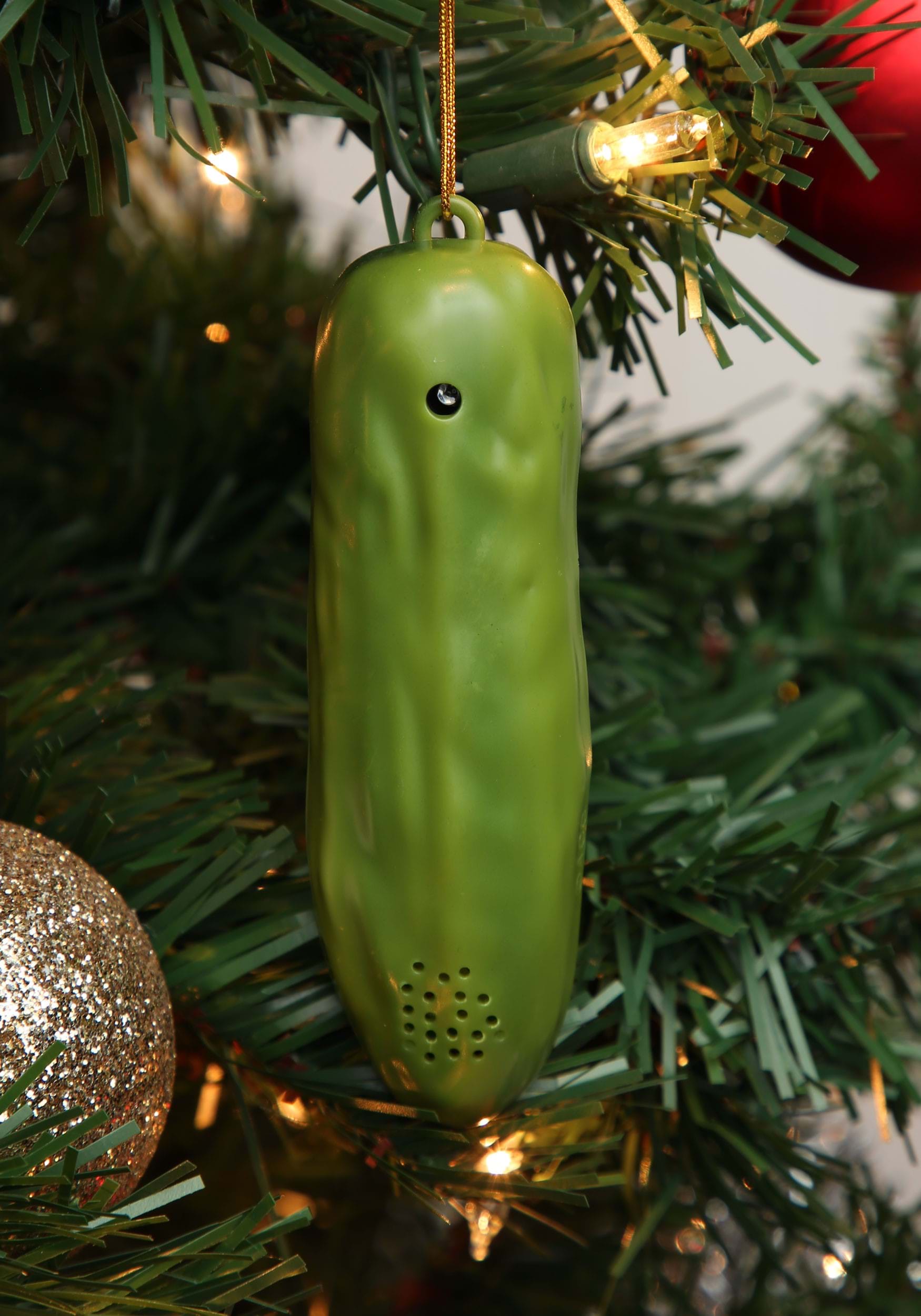 Lucky Yodeling Pickle Ornament