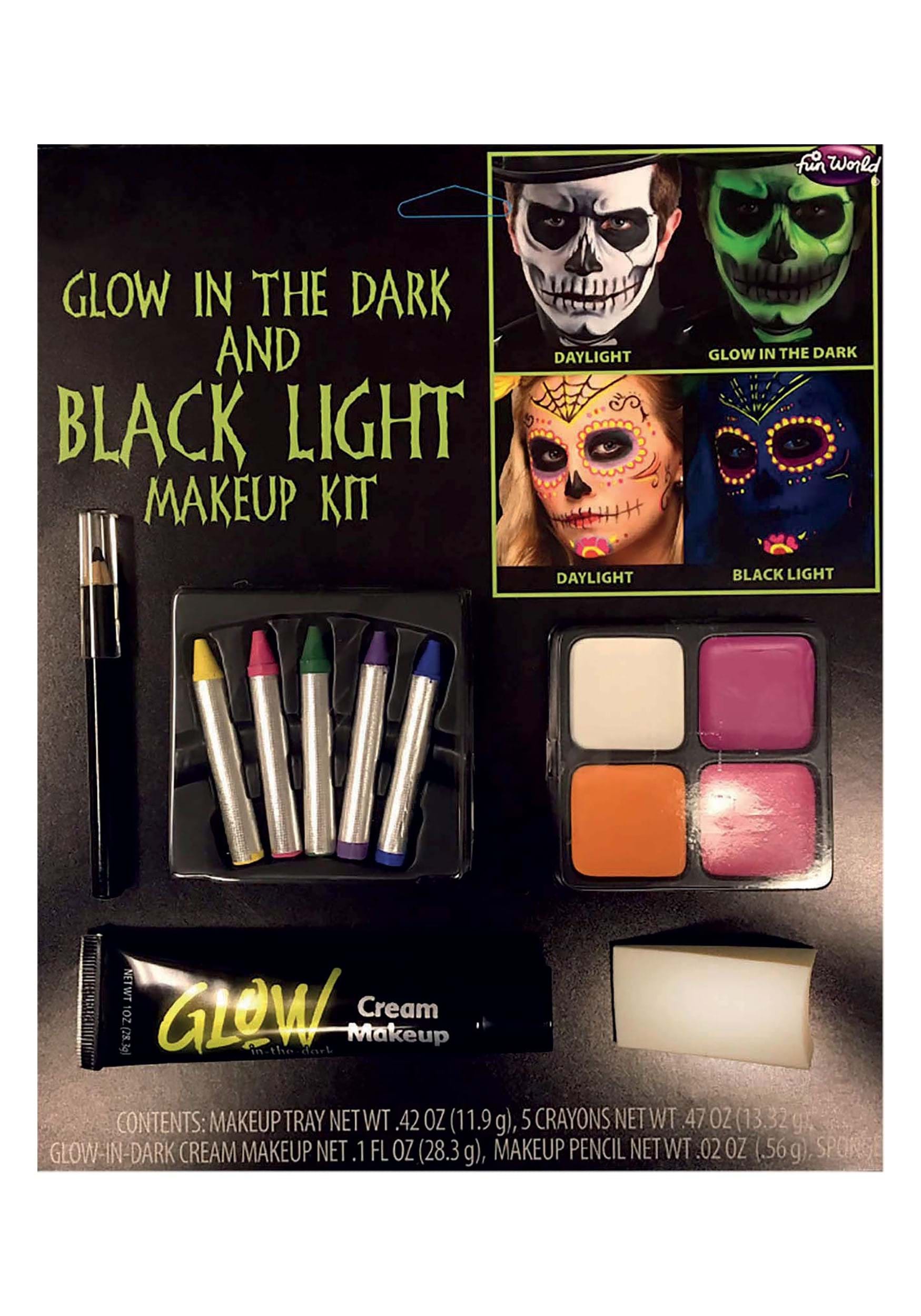 Makeup Kit Glow in the Dark/Blacklight