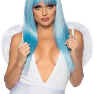 Marabou Trimmed Feather Angel Wings for Adults