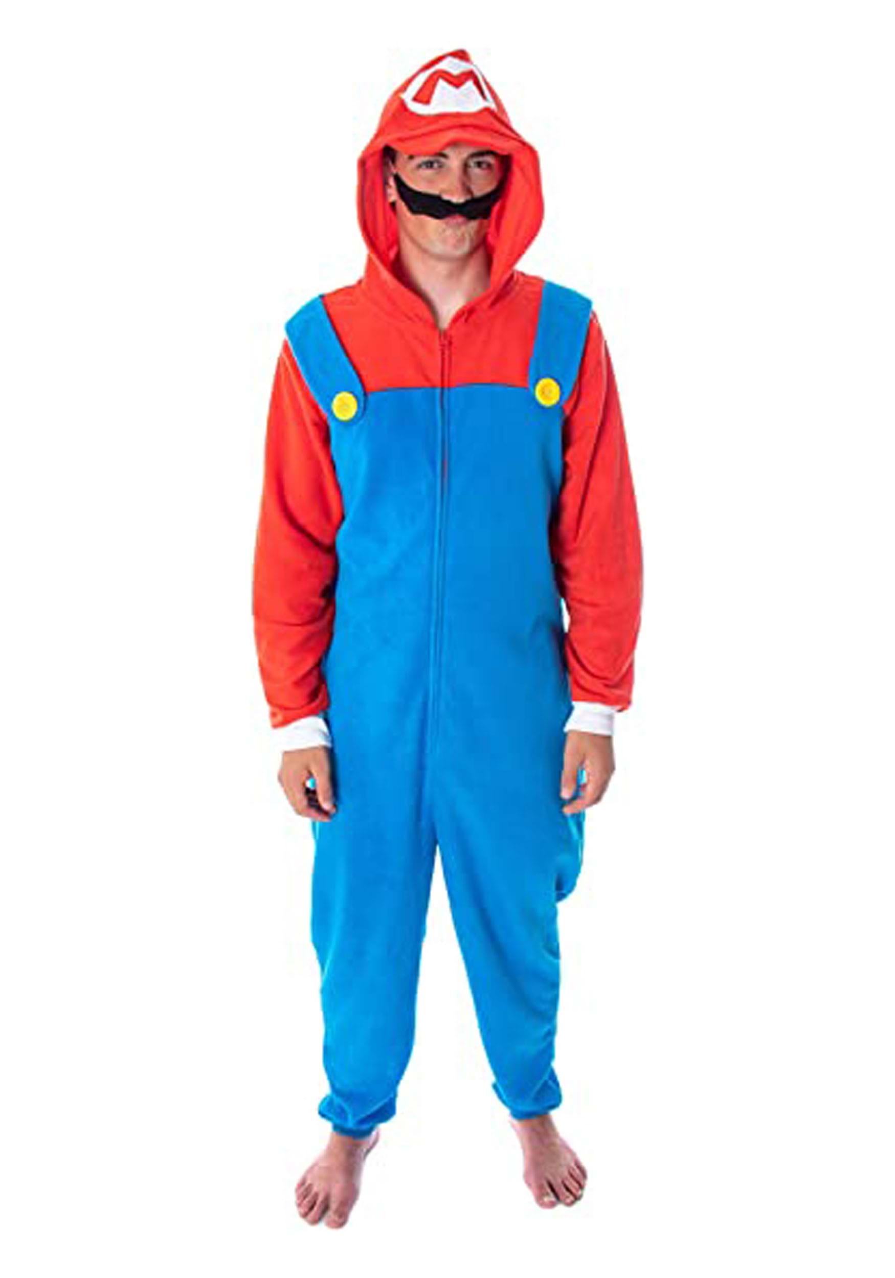 Mario Unisex Microfleece Union Suit