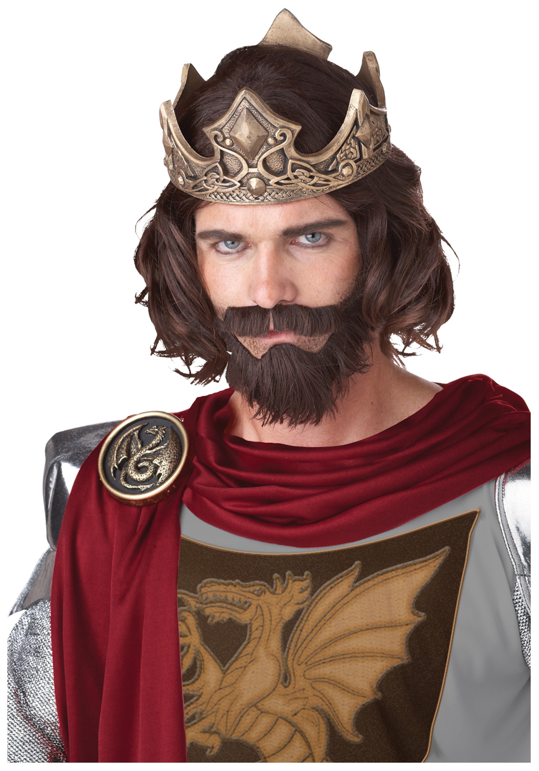 Medieval King Wig for Men