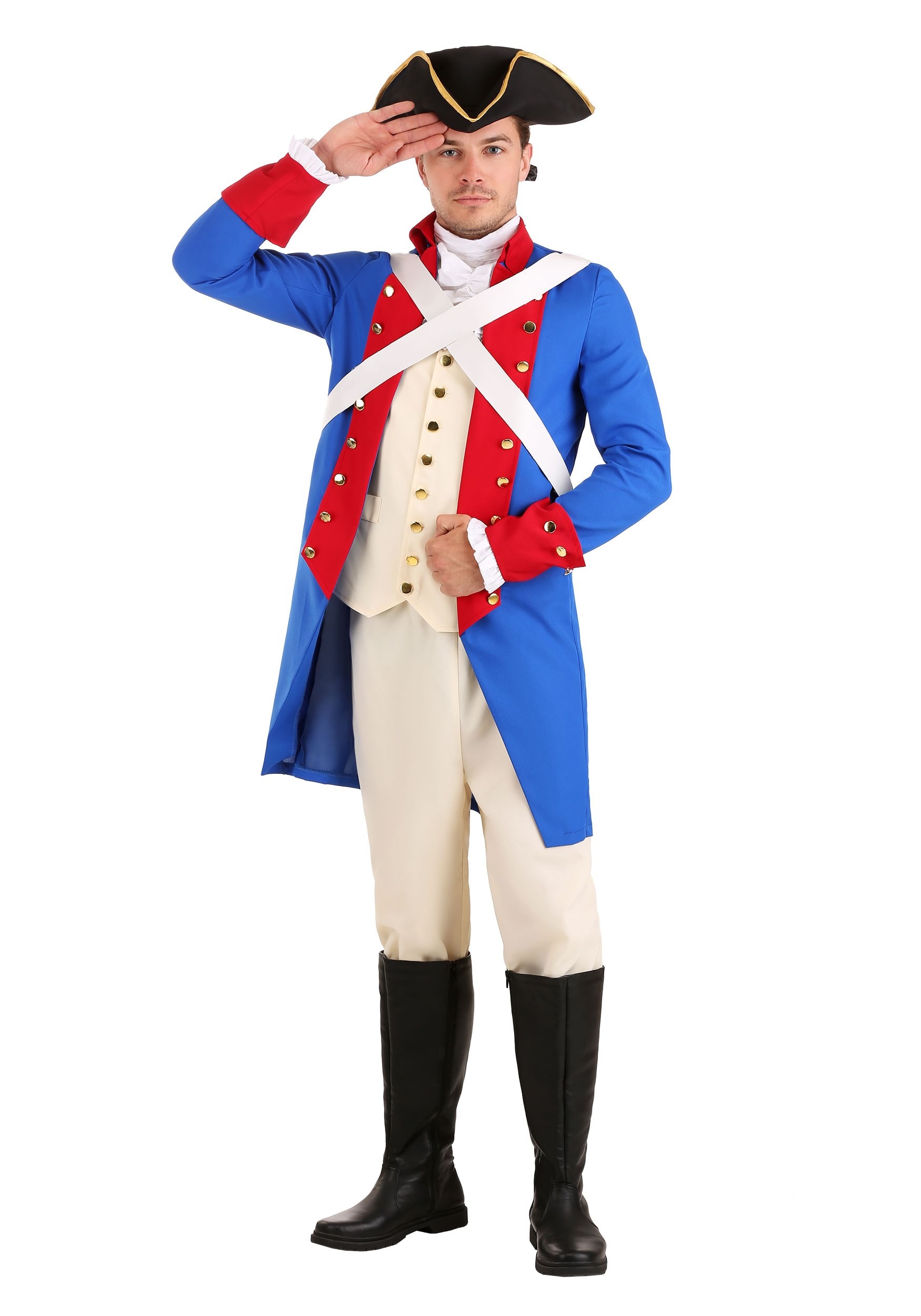 Men’s American Revolution Soldier Costume