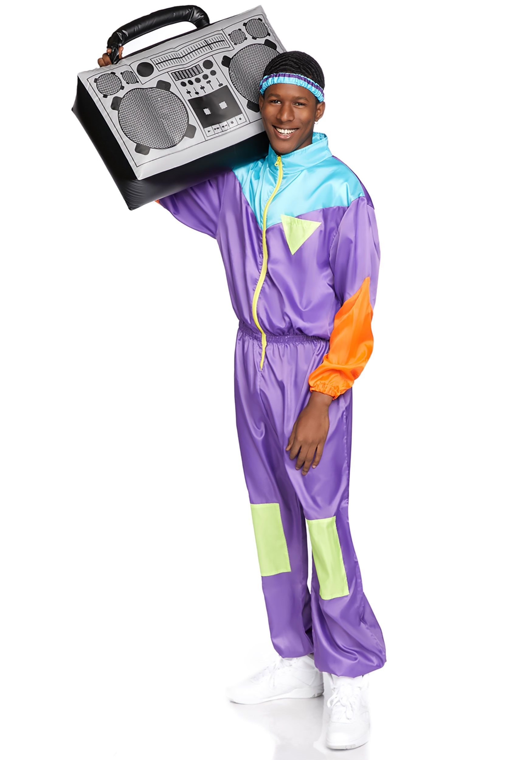 Men’s Awesome 80s Track Suit Costume