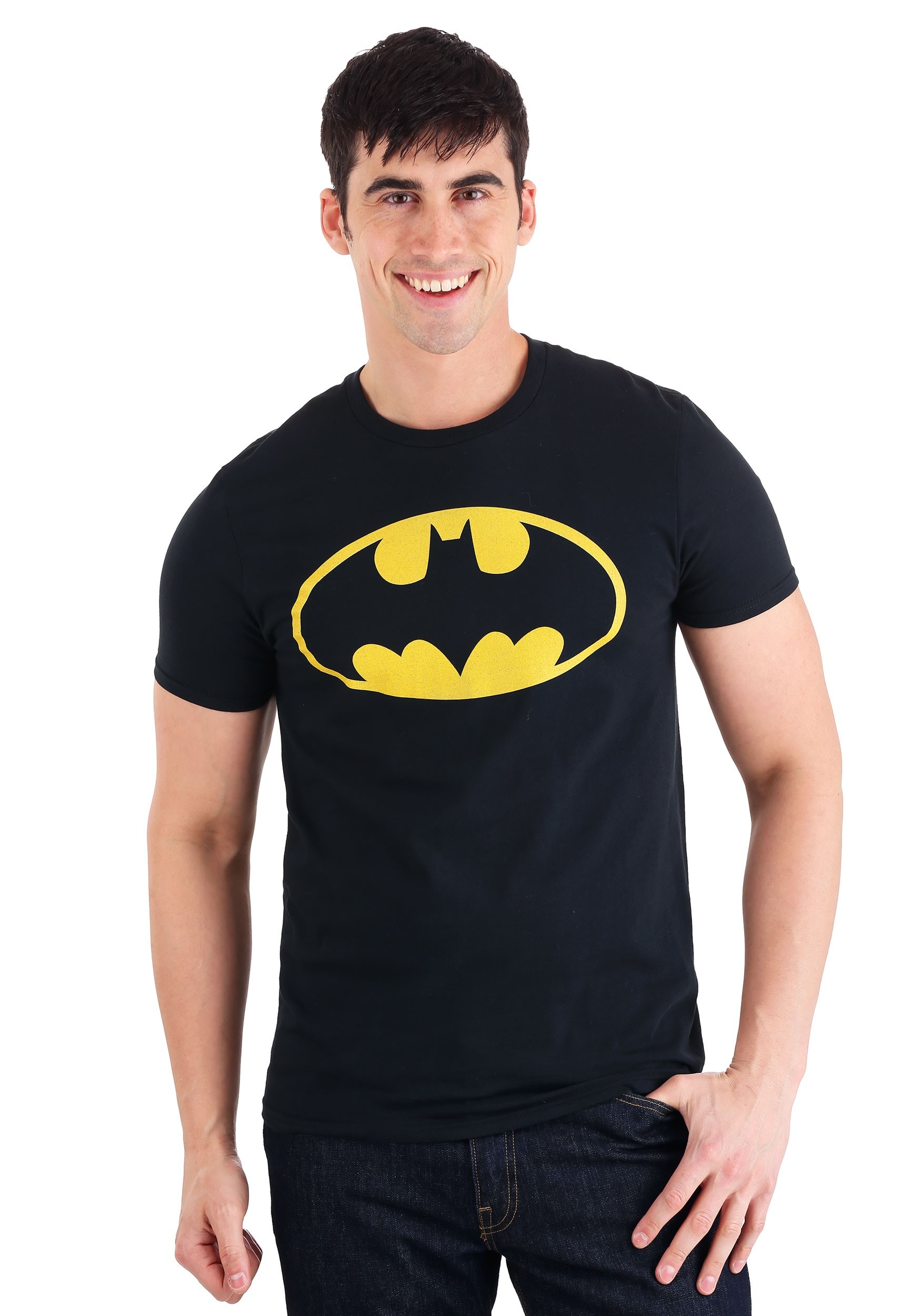 Men’s Batman Logo Black T-Shirt
