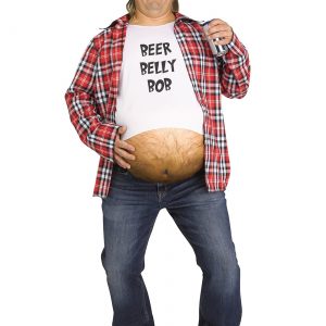 Men's Beer Belly Bob Costume