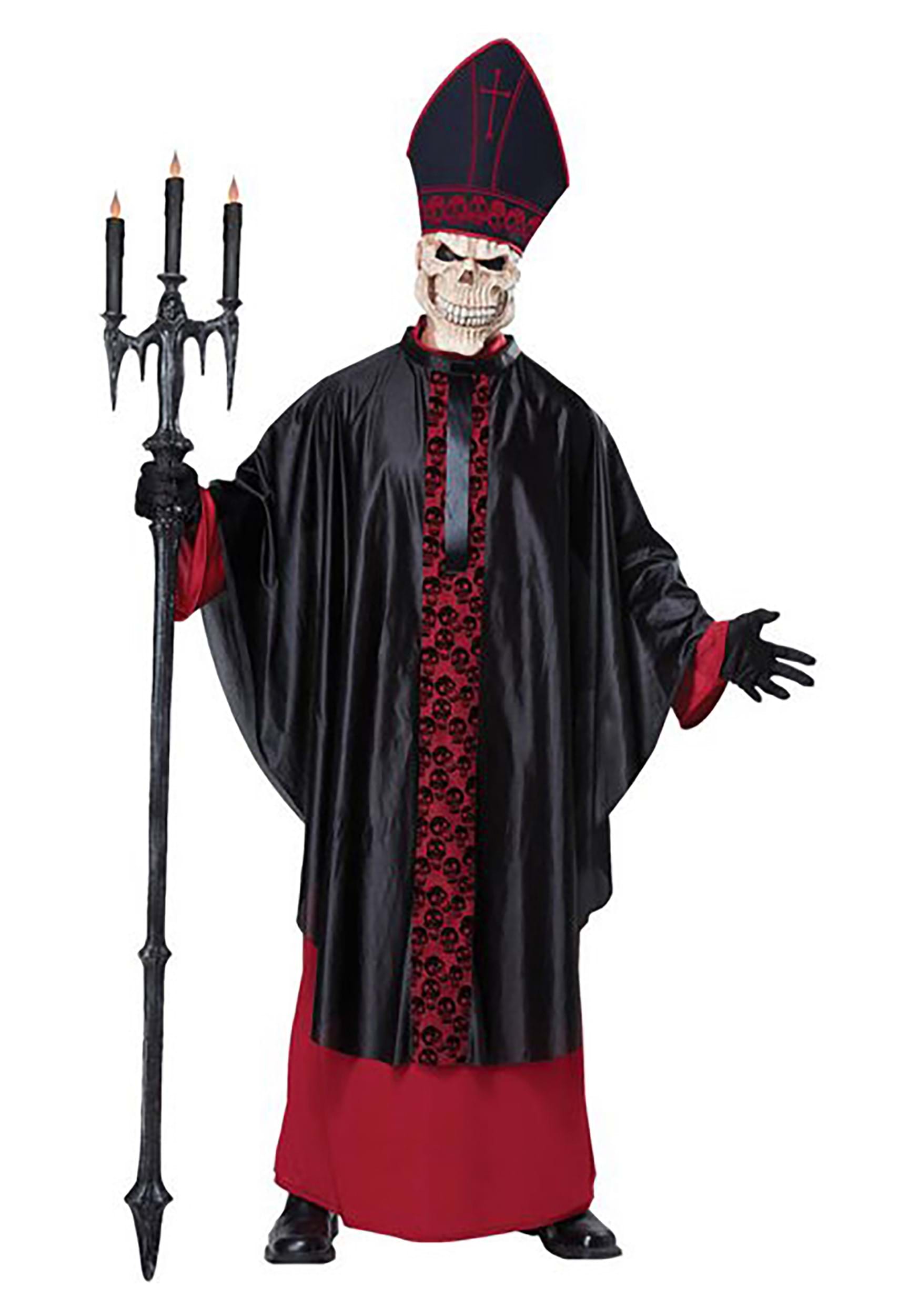 Men’s Black Mass Bishop Costume