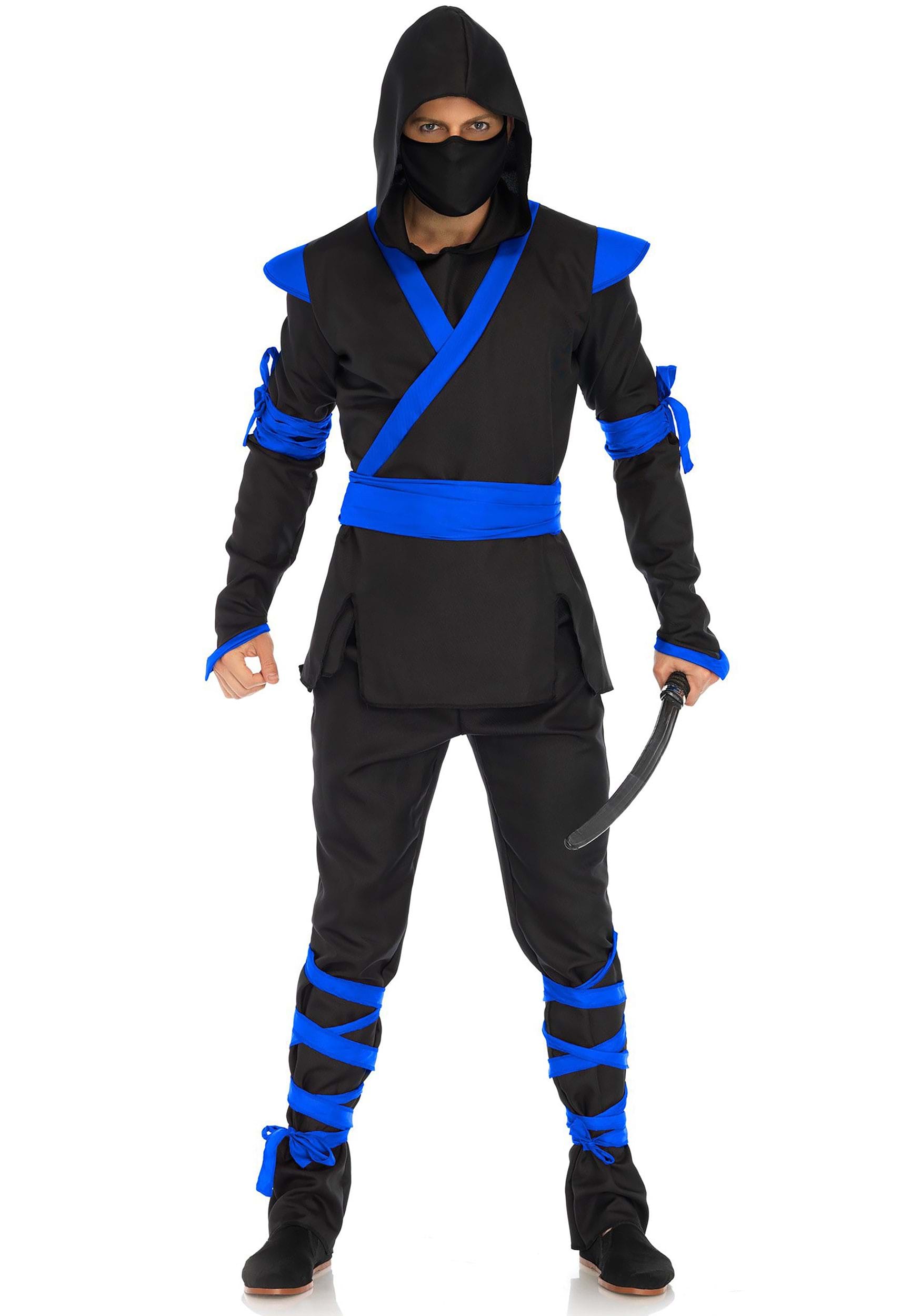 Mens Blue Ninja Costume