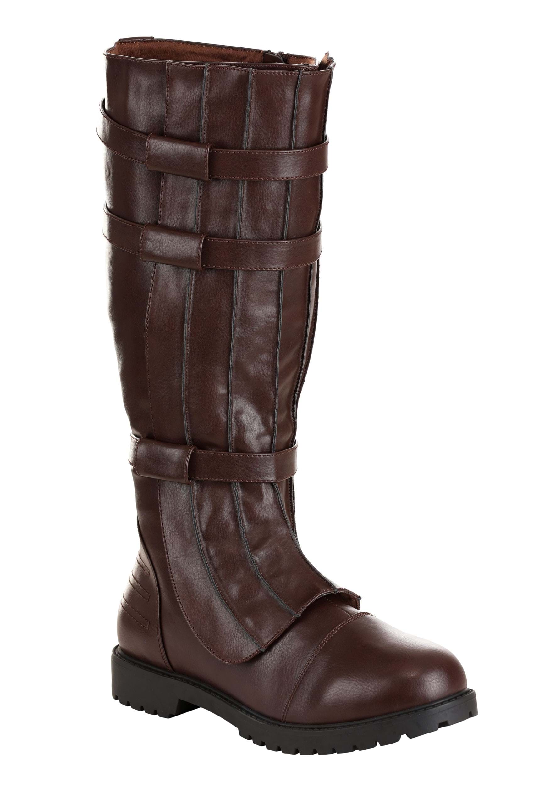 Men’s Brown Boots with Straps