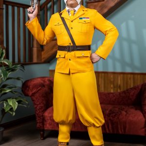 Men's Colonel Mustard Clue Costume
