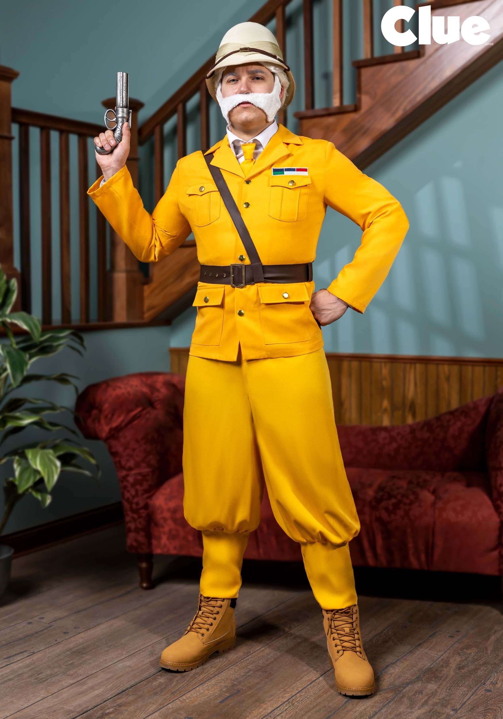 Men’s Colonel Mustard Clue Costume