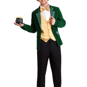 Men's Gold and Green Leprechaun Costume