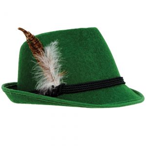 Mens Green Deluxe German Hat