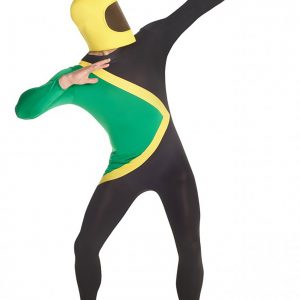Men's Jamaican Bobsled Team Morphsuit Costume