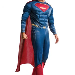 Men's Justice League Deluxe Superman Costume