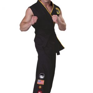 Men's Karate Kid Plus Size Authentic Cobra Kai Costume