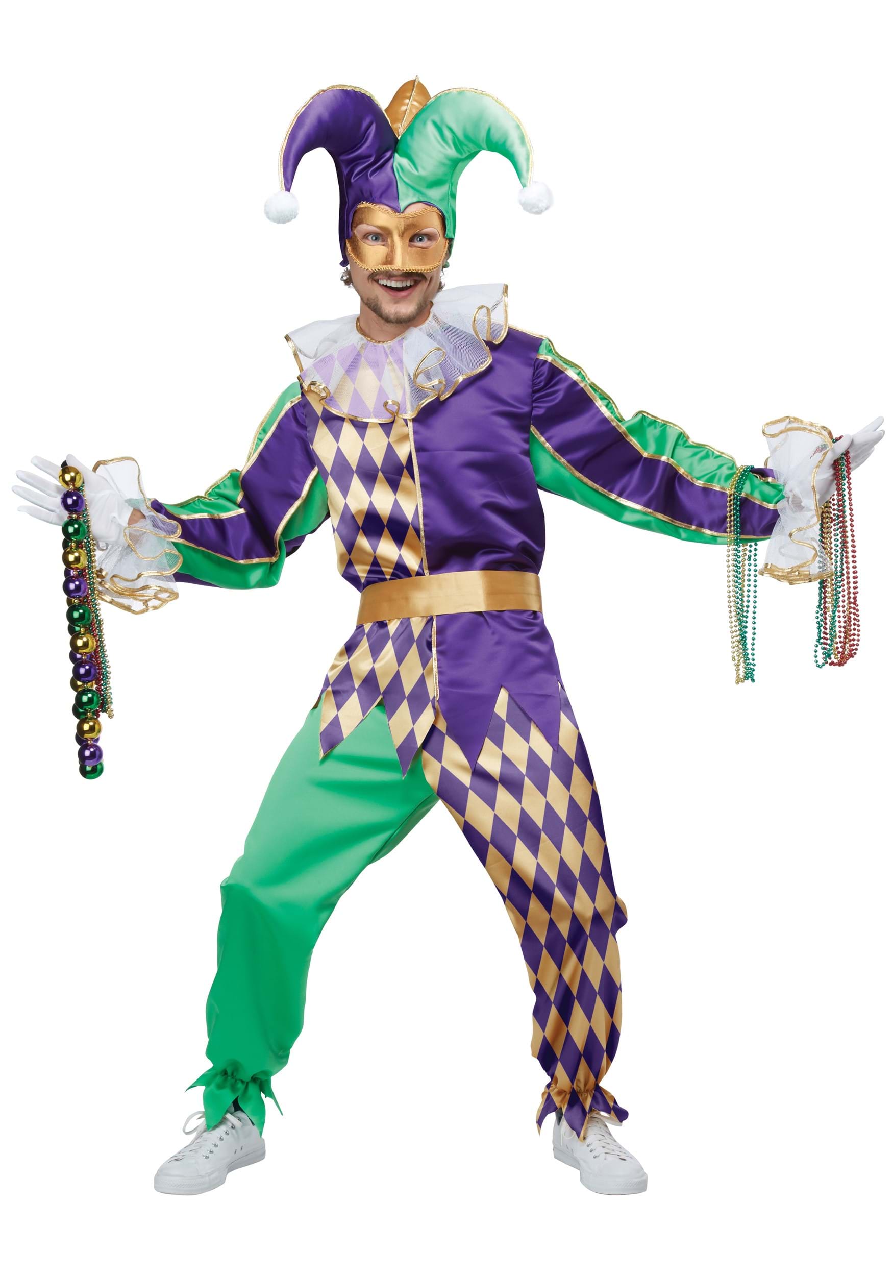 Men’s Mardi Gras Jester Costume