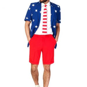 Men's OppoSuits Stars & Stripes Summer Suit Costume